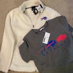 Buffalo Bills Zip Up & TShirt (M)